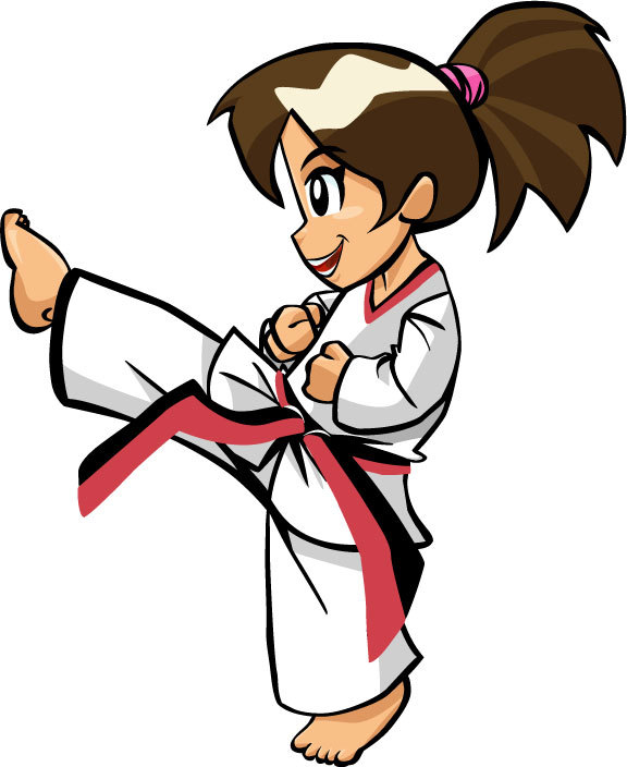 Karate Girl Clipart | Free download on ClipArtMag