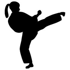 236x236 Girl Karate Clipart