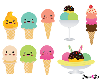 350x280 Cream Clipart,ice Cream Cone Clip Art,kawaii Ice Cream,dessert