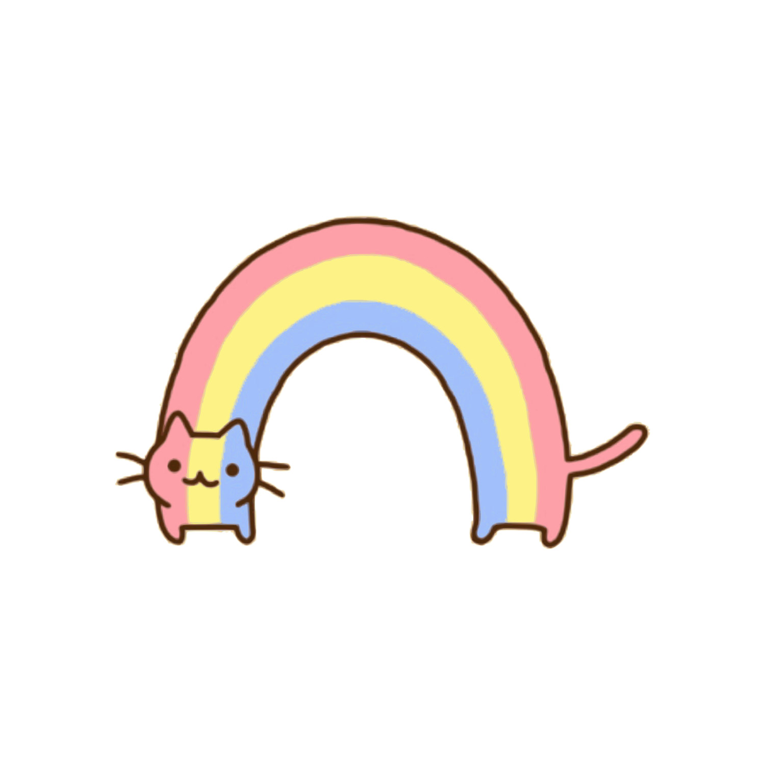 1500x1500 Rainbow Cat