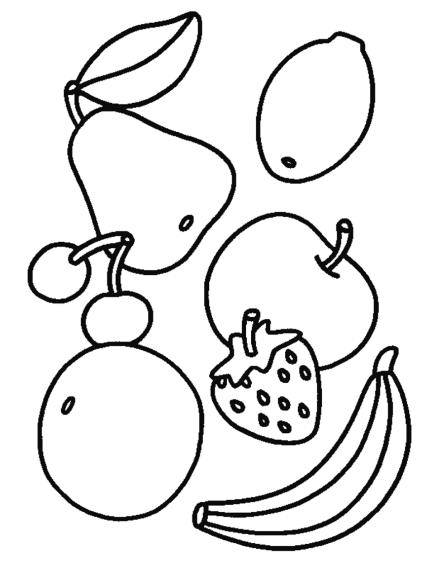 855x1141 Food Coloring Pages