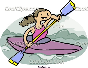 375x290 Kayaking Clipart