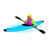 170x170 Kayak Clip Art