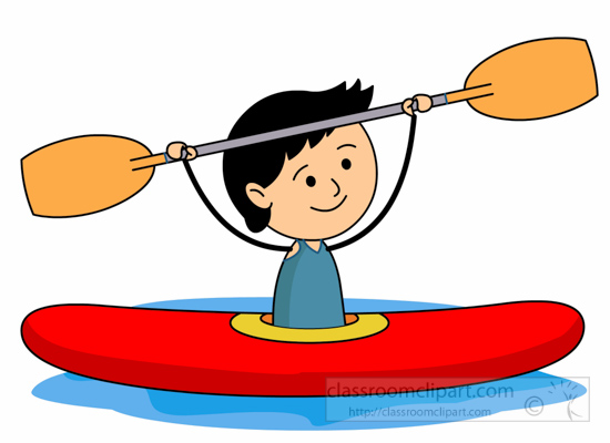 550x400 Paddler Clipart