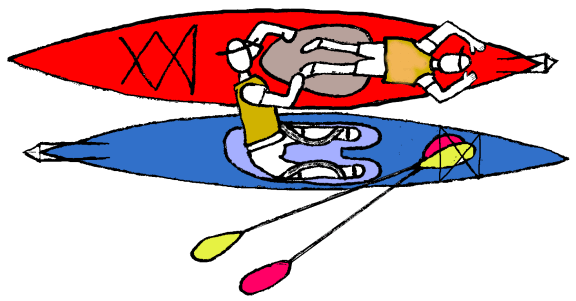 576x301 Kayak Rescue Procedures In Mixed Fleets By Tom Holtey