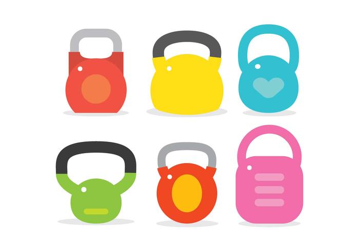 700x490 Kettle Bell Vector Set
