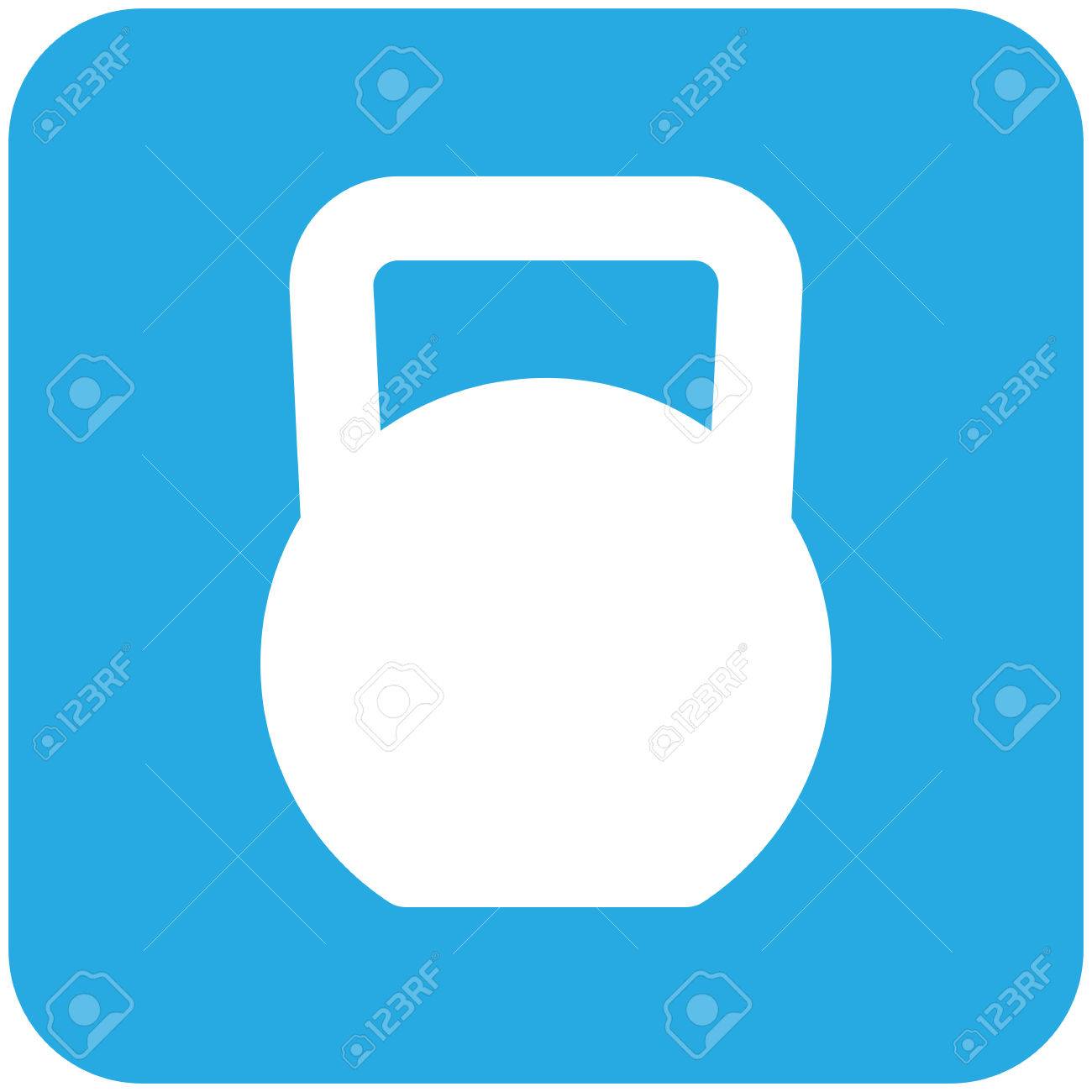 1300x1300 Kettlebell, Modern Flat Icon Royalty Free Cliparts, Vectors,