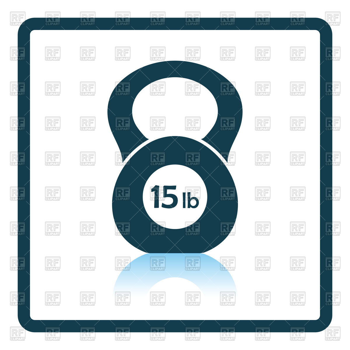 1200x1200 Kettlebell Icon With Shadow Royalty Free Vector Clip Art Image