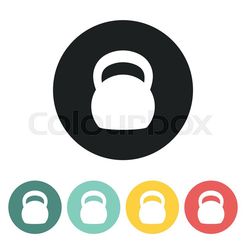 800x800 Kettlebell Icon.vector Illustration. Stock Vector Colourbox