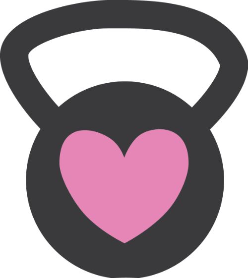 500x561 Pink Clipart Kettlebell