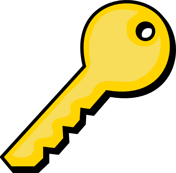 600x590 Key Clip Art