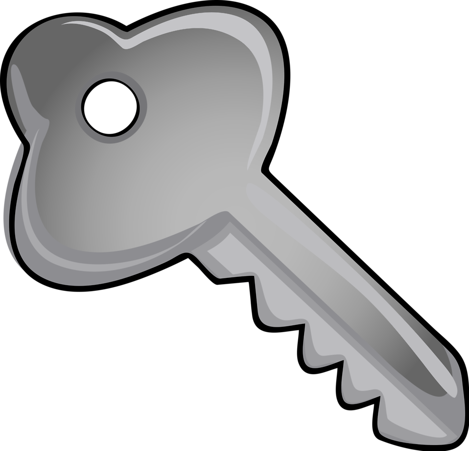 958x922 Silver Clipart Silver Key