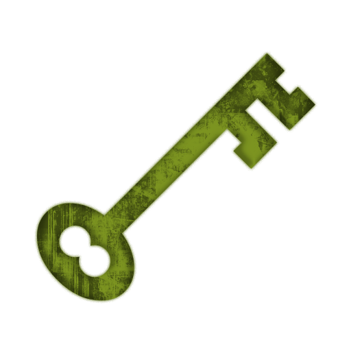 512x512 Simple Traditional Skeleton Key (Keys) Icon