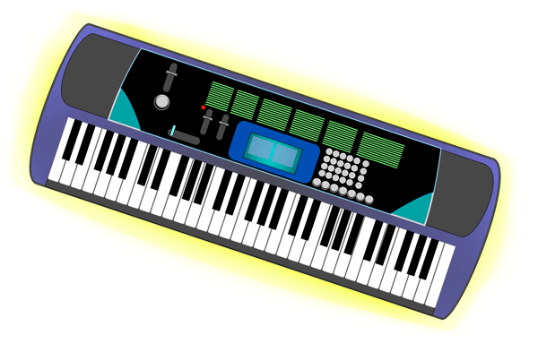 600x393 Music Keyboard Clip Art Cliparts