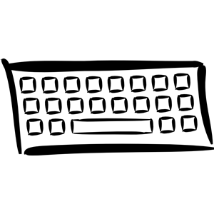 300x300 Computer Keyboard Clipart Free Images