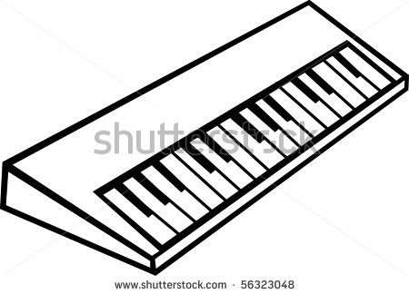 450x324 Keyboard Clipart Drawn