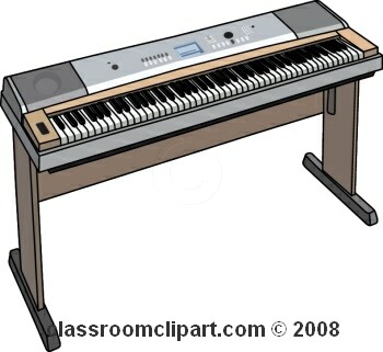 350x321 Keyboard Instrument Clipart