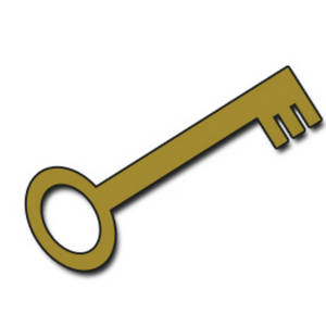 300x300 Keys On Keychain Clipart Outline