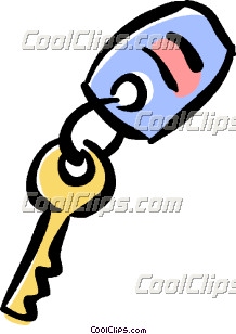 218x308 Car Keys Clipart