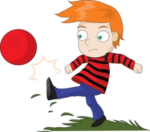 300x264 Kickball Kick Clipart Free Clipart Images Image