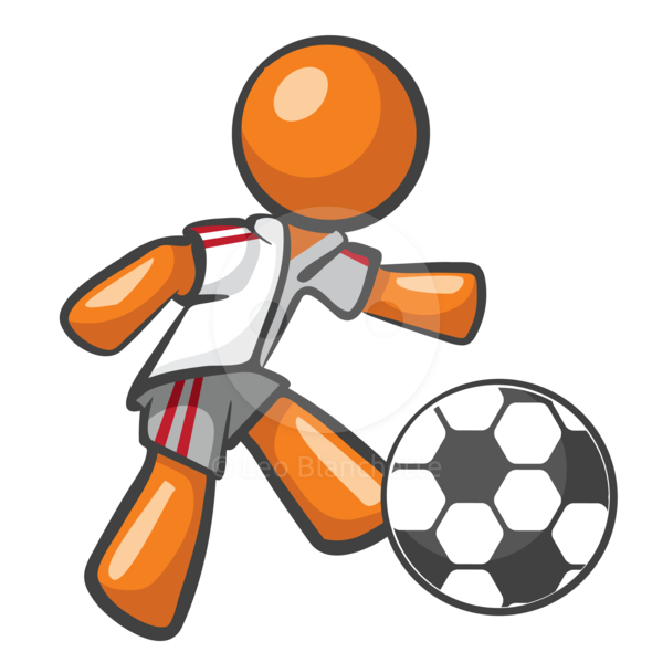 590x590 Free Kicking Soccer Ball Clip Art Image
