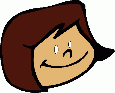 490x397 Girl Face Clipart Kid 3
