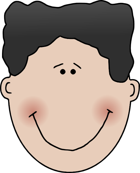 486x600 Boy Face Clip Art