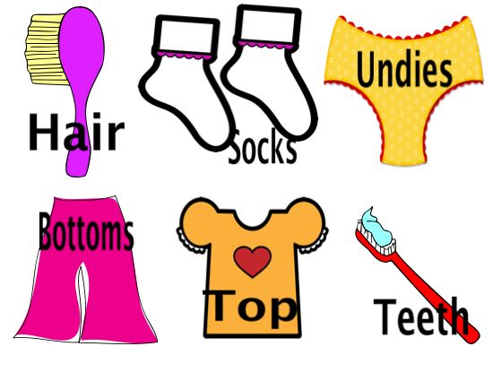 550x425 Getting Dressed Clipart Free Images 5