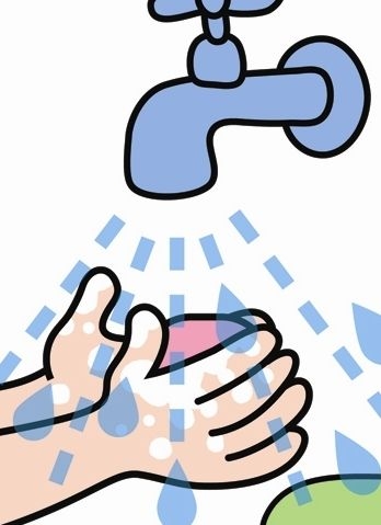 348x479 Clipart Kids Washing Hands
