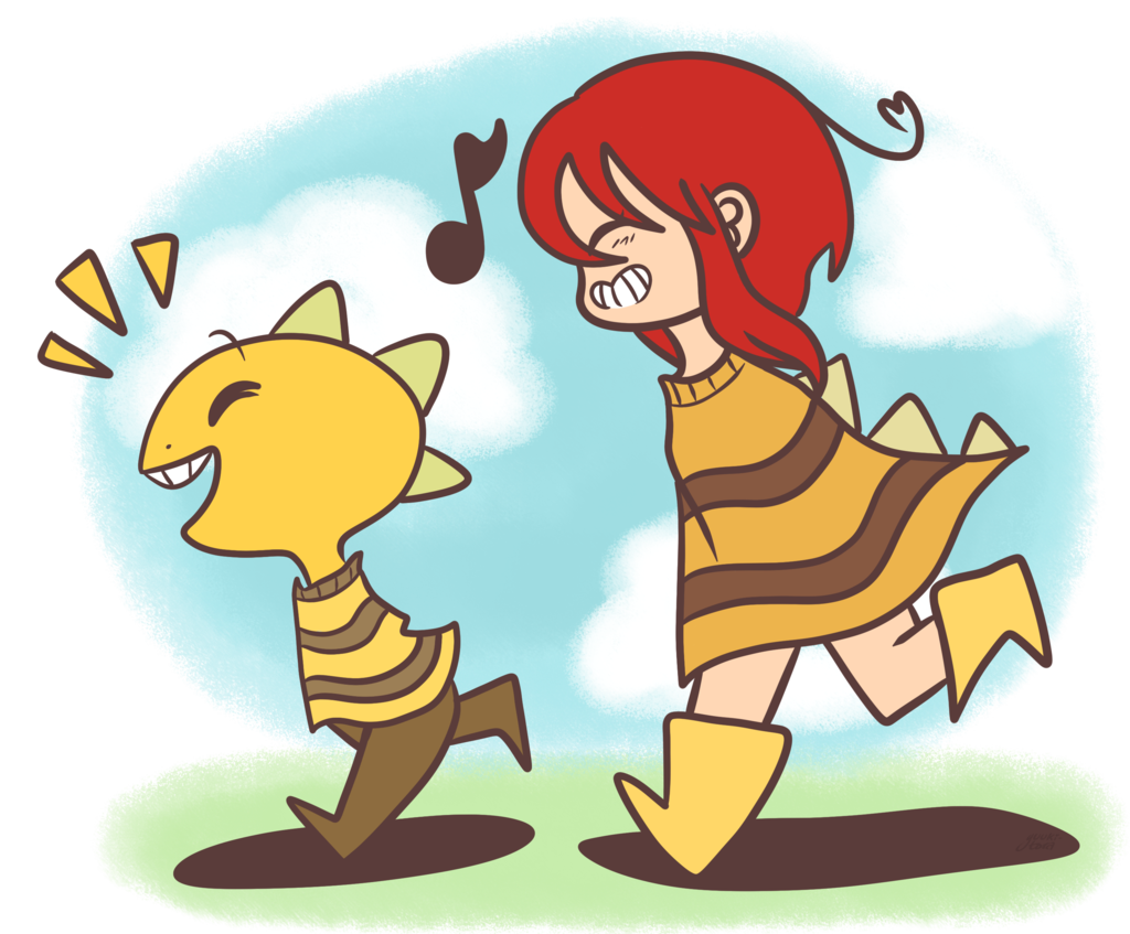 1024x847 Yuuki And Monster Kid By Yuuki Tora