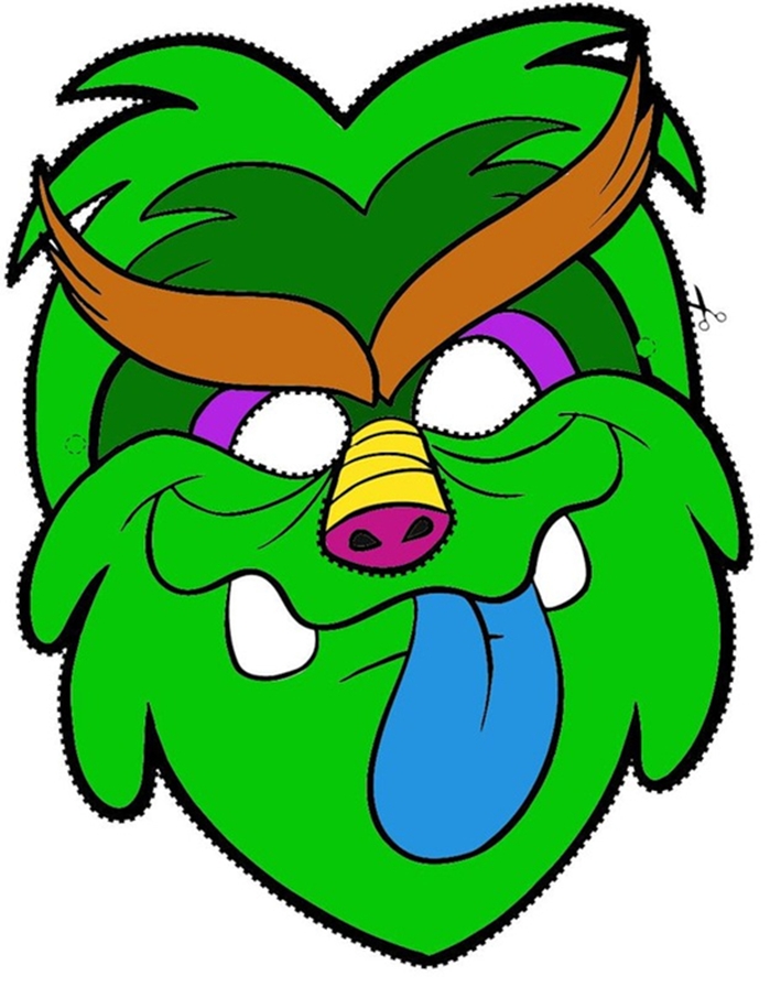 699x896 64 Free Kids Face Masks Templates For Halloween To Print