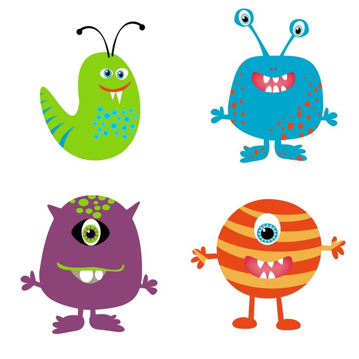 736x736 Cute Monster Clip Art Clipart