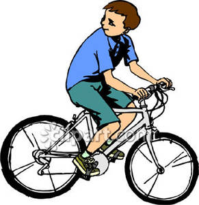 291x300 Bike Clipart Boy