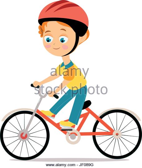 457x540 Cartoon Image Kid Riding Bicycle Stock Photos Amp Cartoon Image Kid