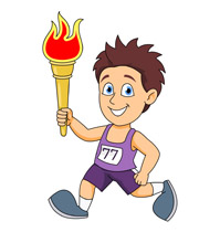 199x210 Kid Running Clipart Boy