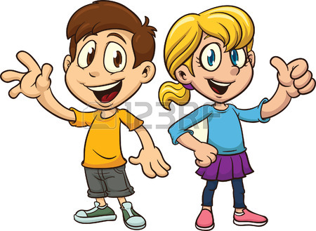 450x329 Cartoon Soccer Kids Vector Clip Art Illustration With Simple