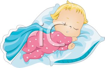 350x226 Baby Girl Clipart Sleeping
