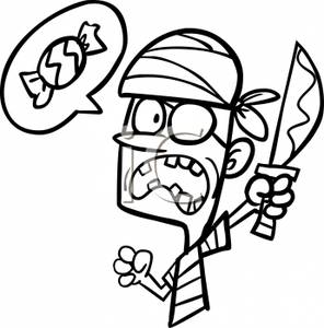 296x300 Kid Friendly Pirate Clip Art