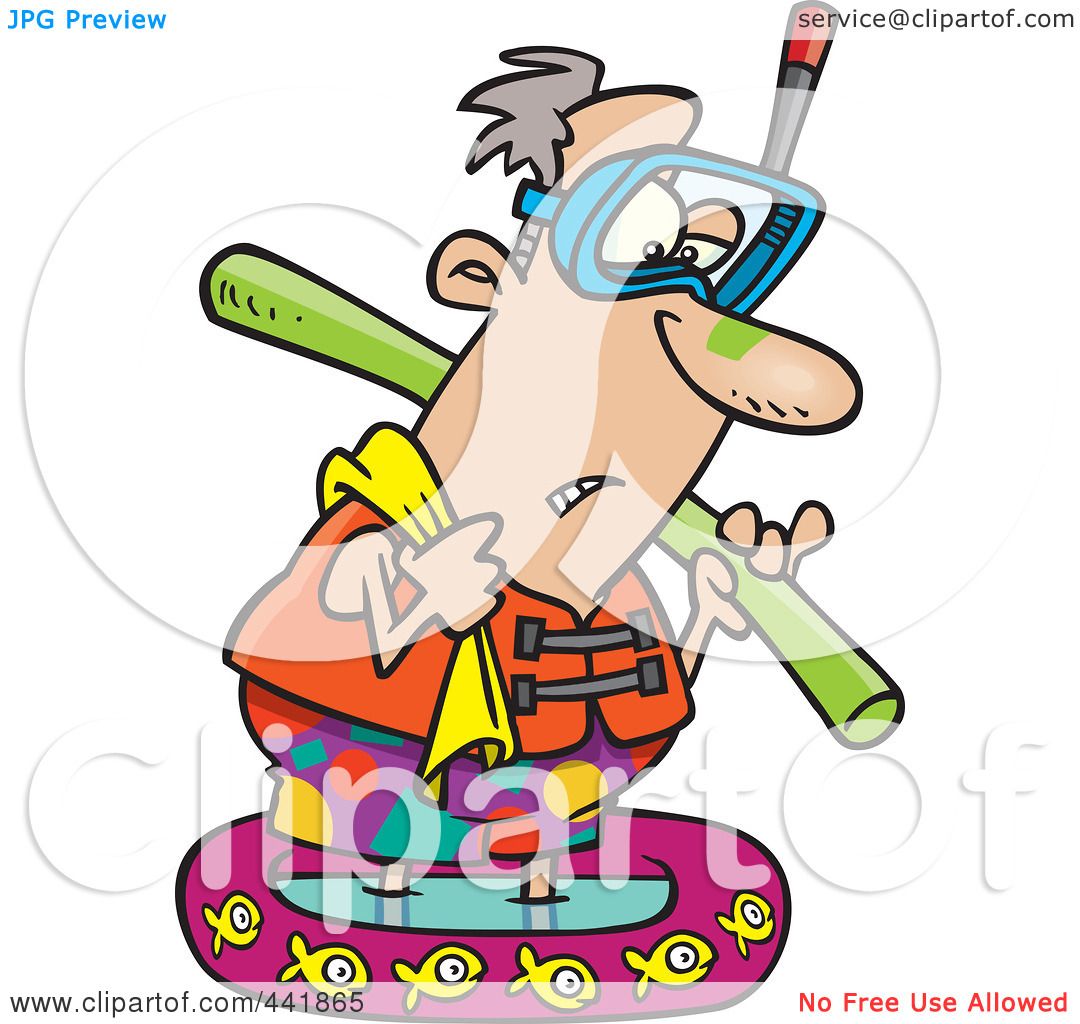 1080x1024 Royalty Free (Rf) Clip Art Illustration Of A Cartoon Summer Man