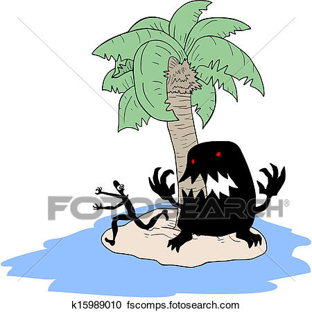 450x451 Clipart Of Kidnapping Beach K15989010