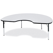 175x175 Kidney Shaped Activity Table