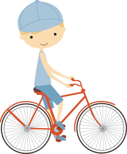 Kids Bicycle Clipart