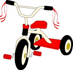 250x239 Tricycle Clip Art , Summer Toys Graphics Clipart