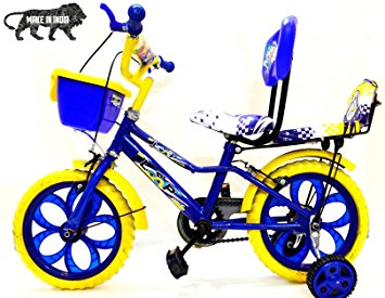 355x275 Buy Loop Kids Bike Bicycle 14 Inches Blue Yellow For Kids 3 5