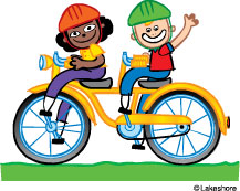 217x173 Kids Bike Clip Art