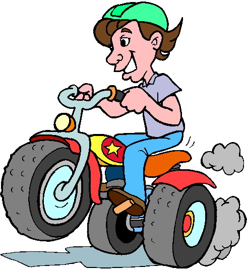 490x536 Kids Bike Survival Clipart