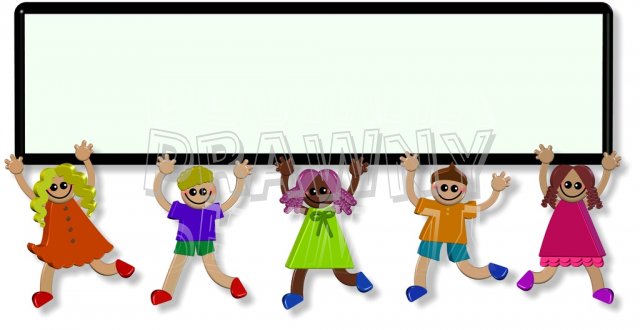 640x330 3d People Clipart Border