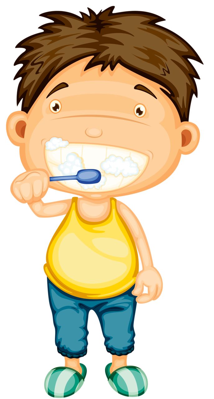 687x1280 Brush Teeth Clipart