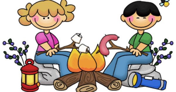Kids Camping Clipart