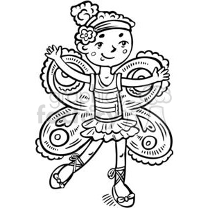 300x300 Royalty Free Girl Dressed Up Like A Fairy Princess 381582 Vector